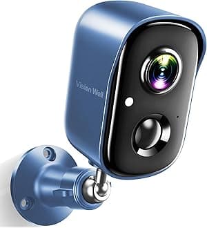 Security Cameras Wireless Outdoor, 2K Battery Powered AI Motion Detection Spotlight Siren Alarm WiFi Surveillance Indoor Home Camera, Color Night Vision, 2-Way Talk, Waterproof, Cloud/SD Storage