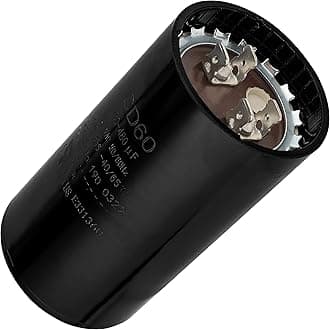 [UL Listed] BlueStars 400-480 uF MFD 165 VAC Universal CD60 Round Motor Start Capacitor 50/60 Hz - Replacement Part for AC Electric Motor Operation - Lifetime Up to 30.000 Hours