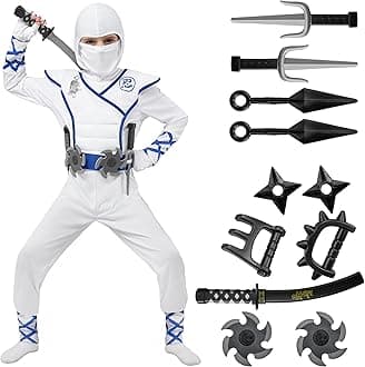 Spooktacular Creations Kids Ninja Costume, Boys Ninja Costume, Halloween Costumes for Boys for Toddler Halloween Party