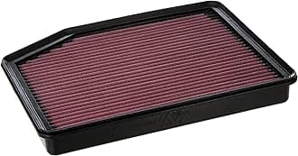 K&N Engine Air Filter: Reusable, Clean Every 75,000 Miles, Washable, Premium, Replacement Car Air Filter: Compatible with 2012-2019 Hyundai/Kia (Santa Fe, Sorento), 33-2493