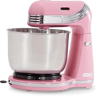 Dash Everyday Stand Mixer (250W, Pink)