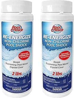 2-Pounds 2-Pack Premium Re-Energize, Non Chlorine Pool Shock, Made in USA