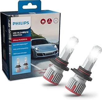 Philips automotive lighting Ultinon Pro9200 LED car headlight bulb (HB3/HB4), +400%, 5.800K, set of 2