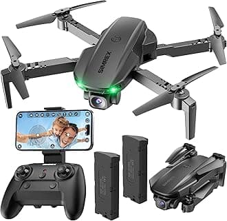 SIMREX Drone With Camera 1080P for Kids And Adults, RC Quadcopter With Altitude Hold, Mini Drone With One Key Start, Waypoint Fly, Headless Mode, 3D Flip, 3 Speeds, Remote Control Drone for Beginners
