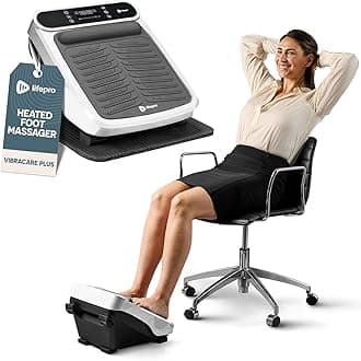 LifePro Foot Massager for Neuropathy - Relaxing Calf & Foot Therapy - Foot Massager with Heat Option for Maximum Soothing Effect - Foot Massager for Blood Revitalization