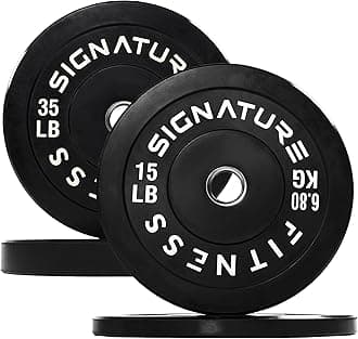 Fitvids Olympic Bumper Plates Set, 2" Weight Plates for Strength Training & Weightlifting, Paris or Set or Set with Barbell, Multiple Options