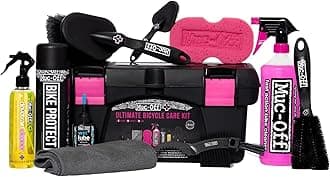 Muc-Off 284US Ultimate Bicycle Cleaning Kit - Must-Have Kit To Clean, Protect And Lube Your Bike - Includes Bike Cleaner, Brushes And More