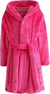 FunnyPaja Boys Soft Fleece Robes Plush Hooded Bathrobes Sleepwear for Kids 1-16 Years