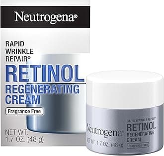 Rapid Wrinkle Repair Hyaluronic Acid Retinol Cream, Anti Wrinkle Cream, Face Moisturizer, Neck Cream & Dark Spot Remover for Face - Day & Night Cream with Hyaluronic Acid & Retinol, 1.7 oz