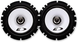 Alpine SXE-1725S 80W 6.5" 2-Way Type-E Coaxial Speakers W/ Mylar-Titanium Tweeters,black