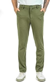 Luxury PV Stretchable Casual Pants for Men | Stylish Slim Fit Men's Wear Trousers for Office or Party | Mens Fashion Dress Trouser with Expandable Waist & 4 Way Stretch