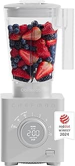 Obliterator 48 oz Countertop Blender for Smoothies, 1380W Motor to Crush Ice, Nuts, and Frozen Fruit with Stainless Steel Blade, Auto Blend Function, Includes Tamper and Scraper - Concrete