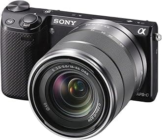 Sony NEX-5RK/B 16.1 MP Mirrorless Digital Camera with 18-55mm Lenses (Black)