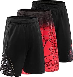 3PCS / Set Men's Running Shorts Quick Dry Running Shorts Basketball Pants Sports Pants (3pcs Short/Set12,XXL)