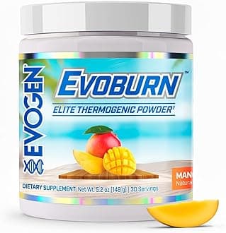 Evogen Evoburn - Thermogenic Fat Burner for Men & Women | Energy, Focus, & Appetite Control | Advanced Metabolism Booster Fat Burner Formula with MitoBurn & Caffeine | Mango | 30 Servings