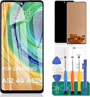 SRJTEK TFT for Samsung A52 Screen Replacement for Samsung Galaxy A52 LCD Display for Galaxy A52 Digitizer SM-A525F SM-A525M Touch Screen Assembly Repair Parts(NOT for A52 5G,NOT AMOLED)