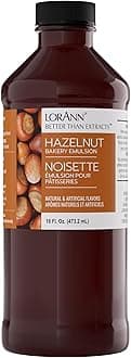 LorAnn Oils Hazelnut Bakery Emulsion, 16 ounce bottle