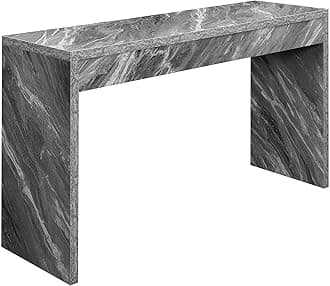Convenience Concepts Northfield Hall Console Table/Desk, Gray Faux Marble