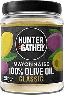 Olive Oil Mayonnaise 250g | Made with Olive Oil & British Free Range Egg Yolk | Paleo, Keto, Sugar and Gluten Free Olive Oil Mayo