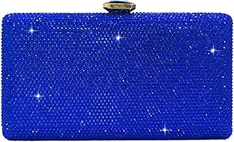 Crystal Evening Bags for Women Formal Party Box Clutch Wedding Rhinestone Handbags Bridal Clutch Purse,Mini