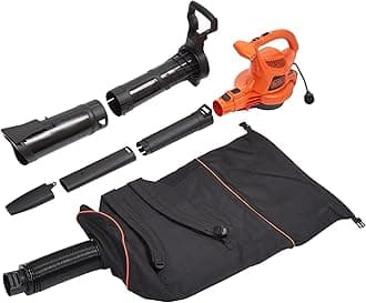 3-in-1 Electric Leaf Blower, Leaf Vacuum, Mulcher (BEBL7000)