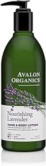 Avalon Organics Nourishing Lavender Hand & Body Lotion, 12 oz. (Pack of 2)
