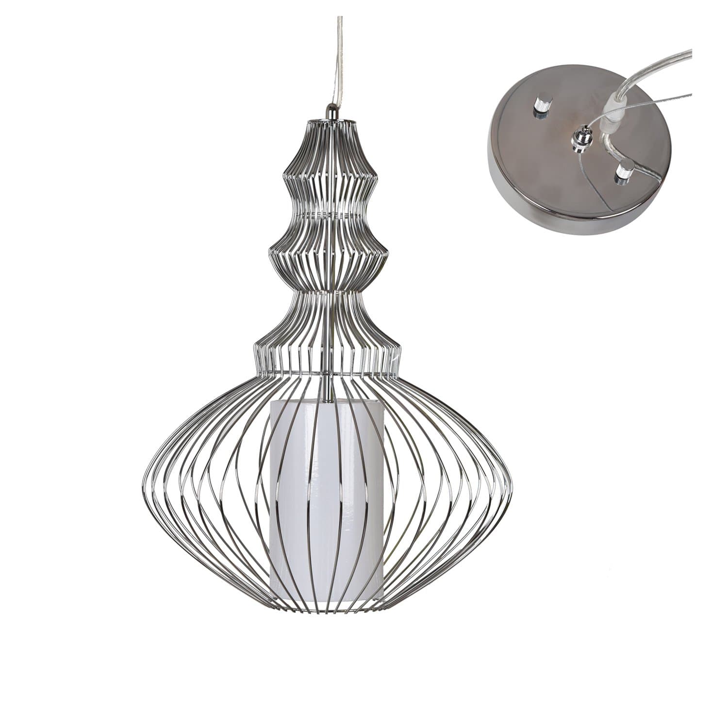 Spiridon Chrome Finish Pendant