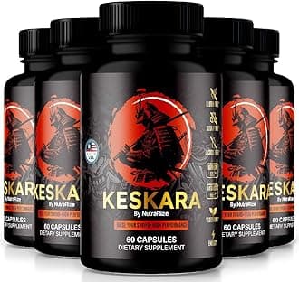 NutraRize (5 Pack) Keskara Pills for Men, Keskara Capsules, Keskara Male Supplement, Premium Performance Support, Natural Formula for Muscle Growth and Overall Health, Official Reviews (300 Capsules)
