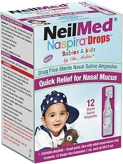Neilmed Pharmaceuticals - Naspira Drops For Babies & Kids 12 Pack