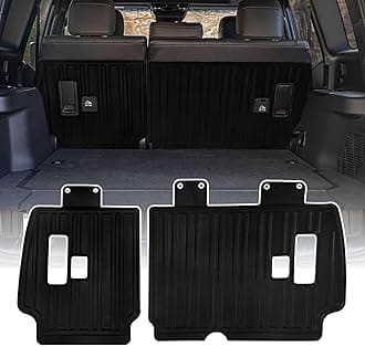 Rear Seat Back Cover Backrest Protector Compatible with Lexus GX550 & Toyota Land Cruiser Prado 250 Accessories 2024-2025 with Hook&Loop All Weather Split Dog Liner Pet Mat Cargo Trunk Liner