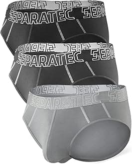 SeparatecMens Underwear With Pouch Breathable Cooling Rayon Made from Bamboo Underwear, Dual Pouch Mens Briefs 3 PackThe Forest Stewardship Council