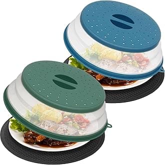 2 microwave cover & 2 mat