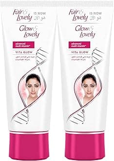 Formerly Fair & Lovely Face Cream with VitaGlow Advanced Multi Vitamin for glowing skin, 100g (Pack of 2)