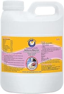 - Growel Immune Booster – an Ultimate Immunity Booster and Growth Promoter for Aquaculture, Poultry, Cattle, Horses, Pigs, Goats, Sheep, Pigeons, and Birds – 5000 ml.