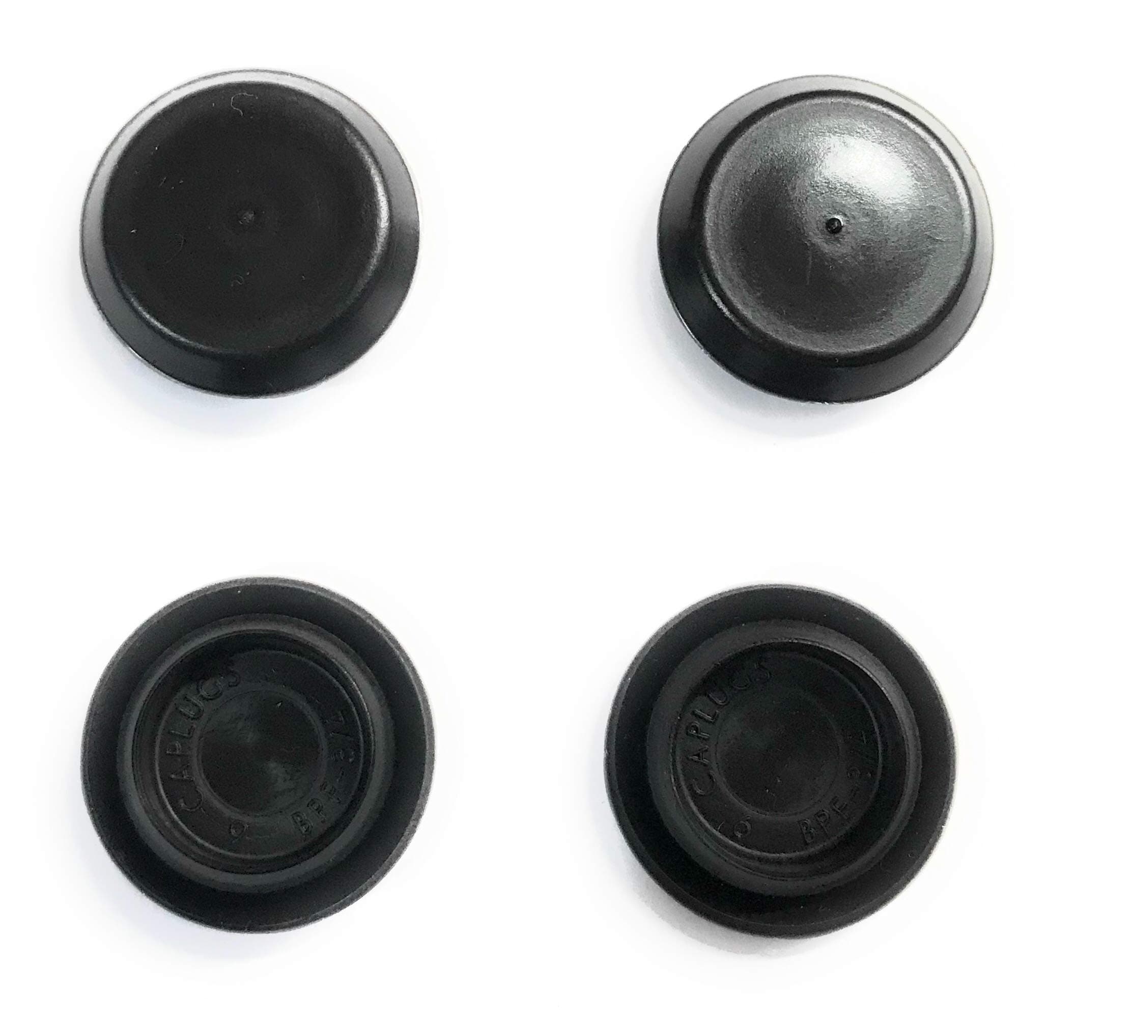 BPF-3/4" 0.75 inch Flush Mount Black Plastic Body and Sheet Metal Hole Plug Qty 50 PDR Paintless Dent Repair