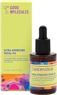 Good Molecules Ultra-Hydrating Facial Oil - Face Moisturizer with Nourishing Sea Buckthorn and Camellia Oils - Hydrating Skin Care for Face