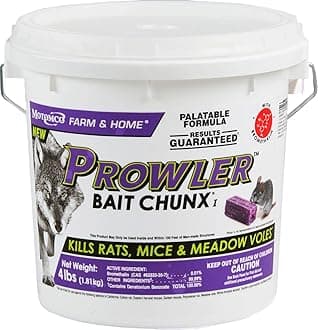 MotomcoProwler Bait Chunx | Newest Palatable Formula | 4 lb Pail