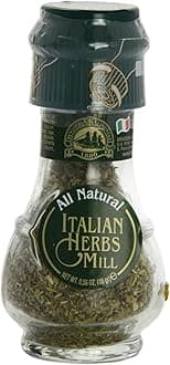 La Drogheria Italian Herbs Mill Adjustable Grinder 16g, Black