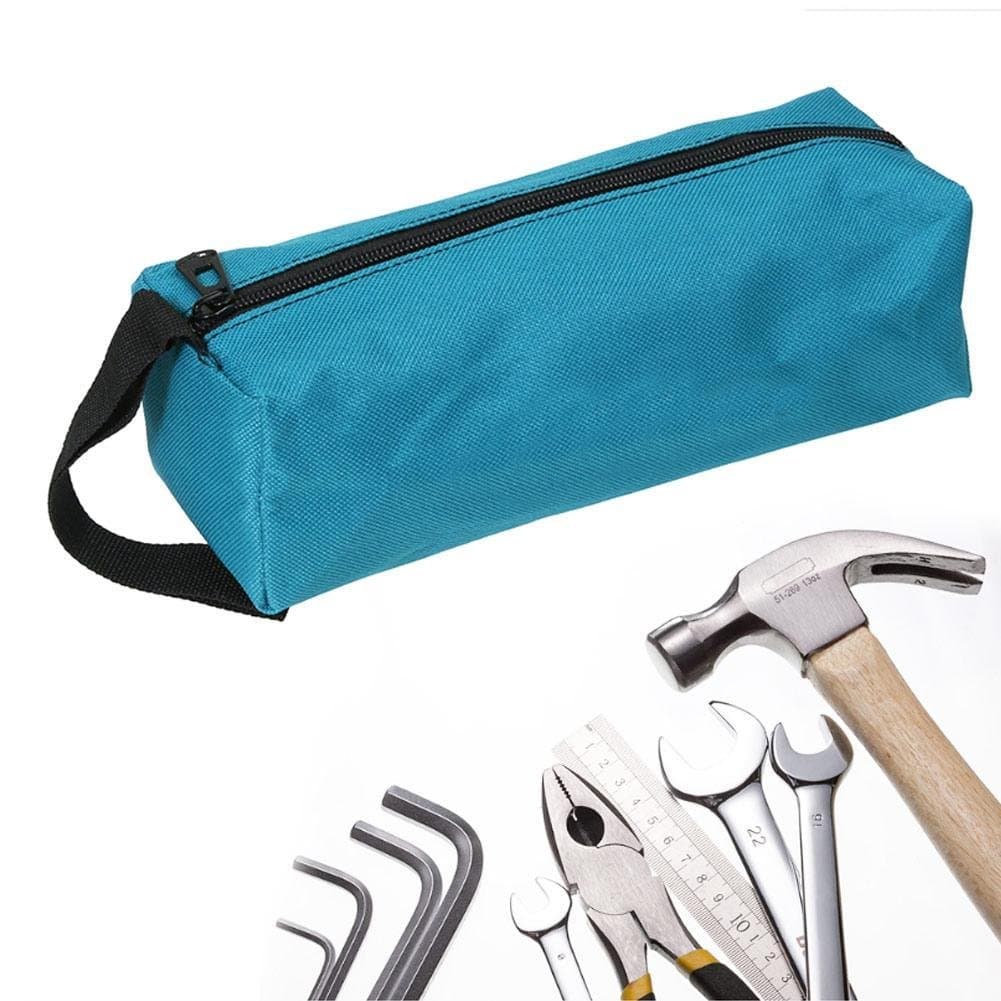 Tool Kit / Tool Bag (30 x 10 x 10 cm) Finishing Bag Waterproof Tool Handbag Hardware Small Parts Storage Bag, blue