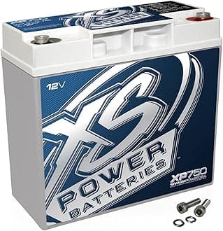 XS Power XP750 XP Series 12V 750 Amp AGM Supplemental Battery with M6 Terminal Bolt