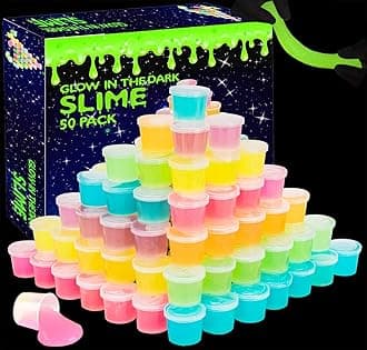 Glow in The Dark Slime 50 Pack