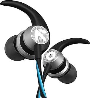 Boult Audio BassBuds X1 in-Ear Wired Earphones with 10mm Extra Bass Driver and HD Sound with mic(Blue)