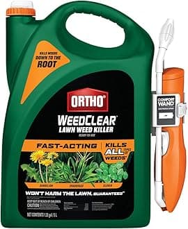 WeedClear Lawn Weed Killer Ready-To-Use with Comfort Wand - Weed Killer Spray, Kills Crabgrass, Dandelion and Clover, 1.33 gal.