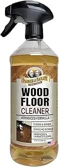 Wood Floor Cleaner – Use on Hardwood, Laminated or Faux Finshed Floors. Shine Restorer Protector, Surface Cleaner House Cleaning Supplies Home Improvement, Natural Look, Cuts Grease
