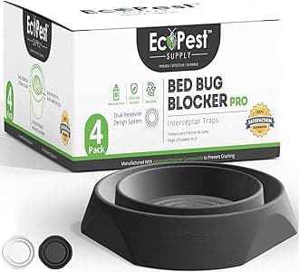 Bed Bug Interceptors – 4 Pack | Bed Bug Blocker (Pro) Interceptor Traps