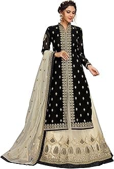 TRENDMALLSGeorgette Embroidery Lehenga Choli with Dupatta For Women Ready To Wear (L267)