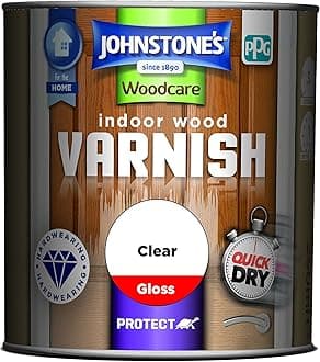 Woodcare Indoor Wood Varnish Gloss - Clear 250ml