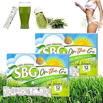 Sbg Salveo Barley Grass - 2024 New Salveo Barley Grass Powder, 100% Pure and Organic Sbg Barley Grass Juice Powder, Salveo Well Organic Barley Grass Juice Powder, Boost Your Health Naturally(2pcs)