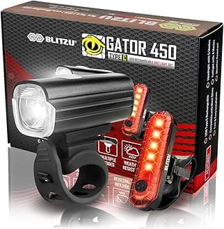 Super Bright Front Bike Light - Blitzu Halo 960 Lumens XM-L2 LED Rechargeable Bicycle Headlight with Angel Eyes Daytime Running Light - Waterproof, Fits ALL Bikes, Easy install and Quick Release