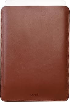 Genuine Vintage Leather Sleeve case 13-inch MacBook Air/Pro 2016-2026 M2 M3 M4 (Vertical, Bordo)